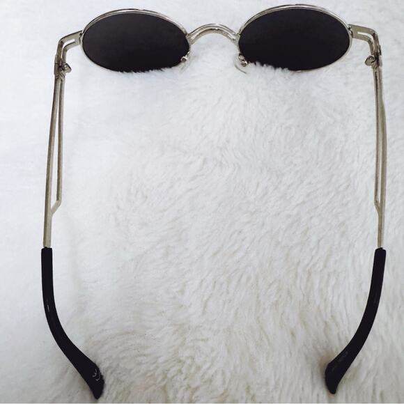 Brandon Black with Silver Rim Round Sunglasses - Picture 11 of 14